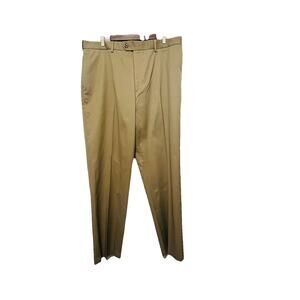 Perry Ellis Mens Premium Twill Permanent Crease Chino Khakis NWT‎ Size (38/34)